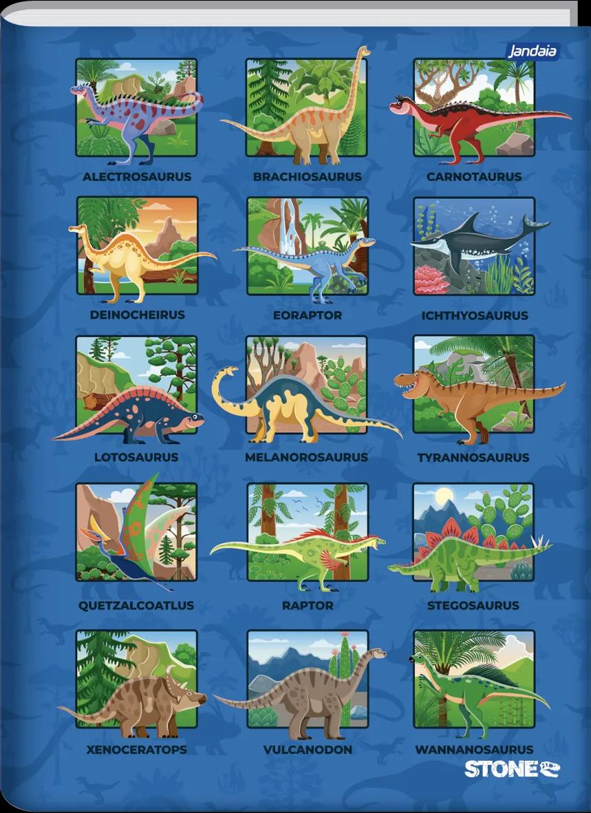 CADERNO BROCHURA 1/4 CAPA DURA 80 FOLHAS -  STONE