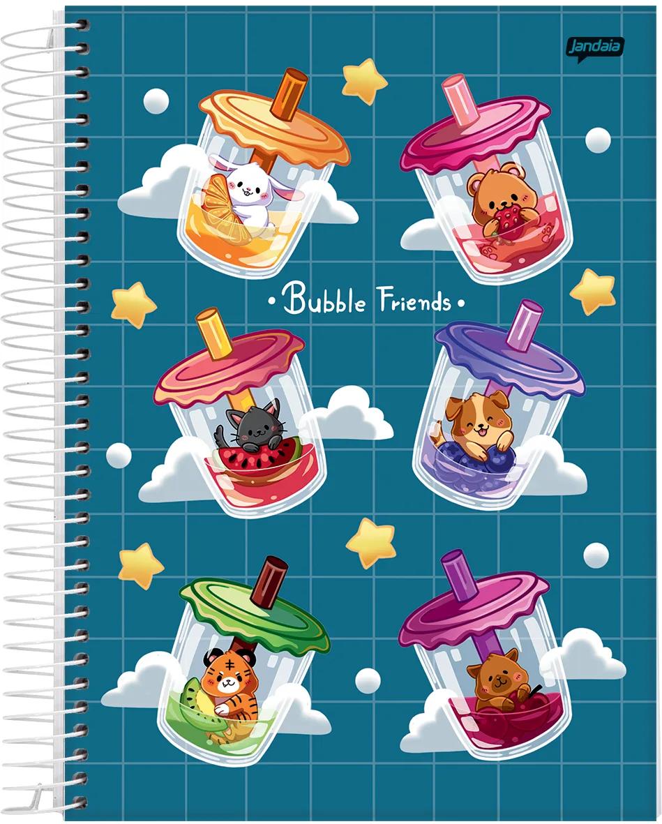 CADERNO ESPIRAL UNIVERSITÁRIO CAPA DURA 01 MATÉRIA 80 FOLHAS - MOCHI