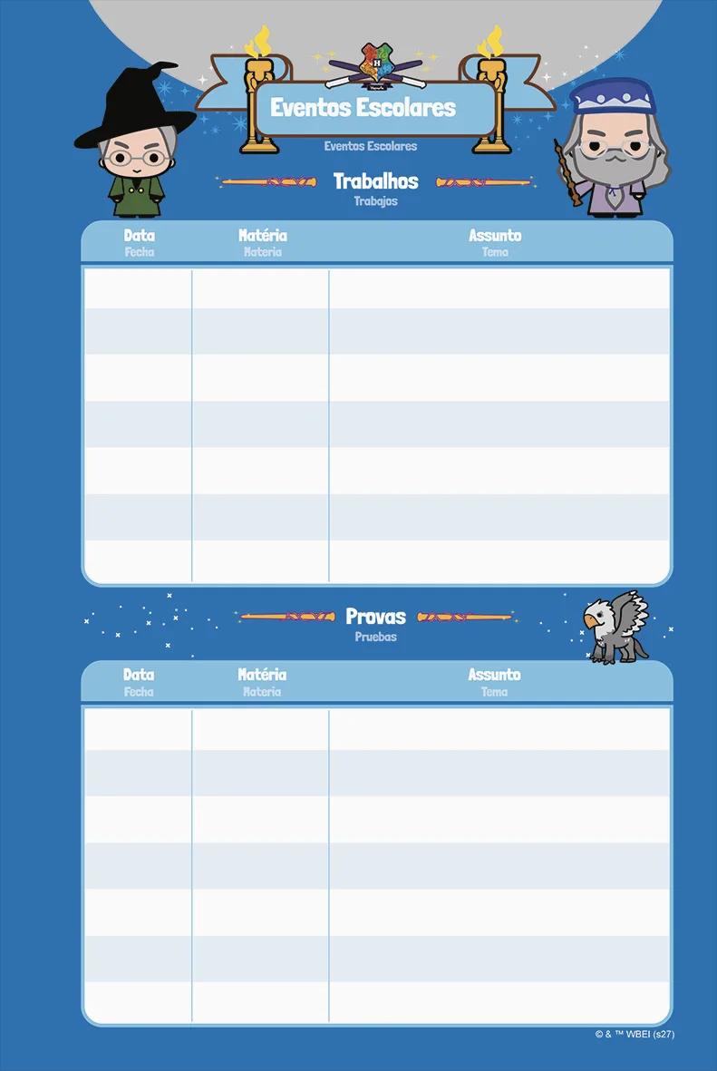 AGENDA PERMANENTE 134X200MM - HARRY POTTER — miniatura 6