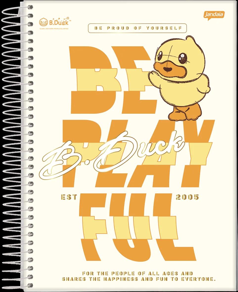 CADERNO ESPIRAL CAPA DURA 1/8 80 FOLHAS - B. DUCK — miniatura 5