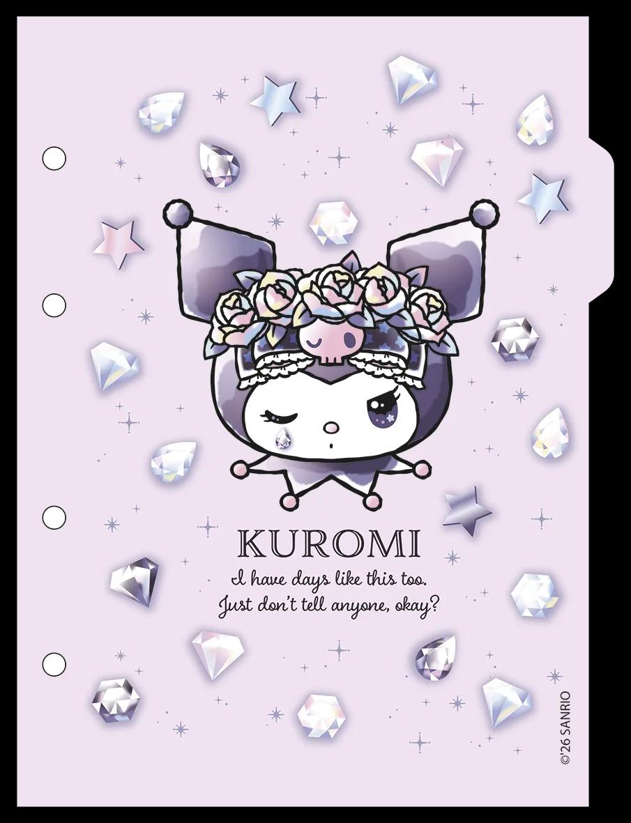 CADERNO COLLEGE CAPA DURA 80 FOLHAS ARGOLADO - KUROMI — miniatura 3