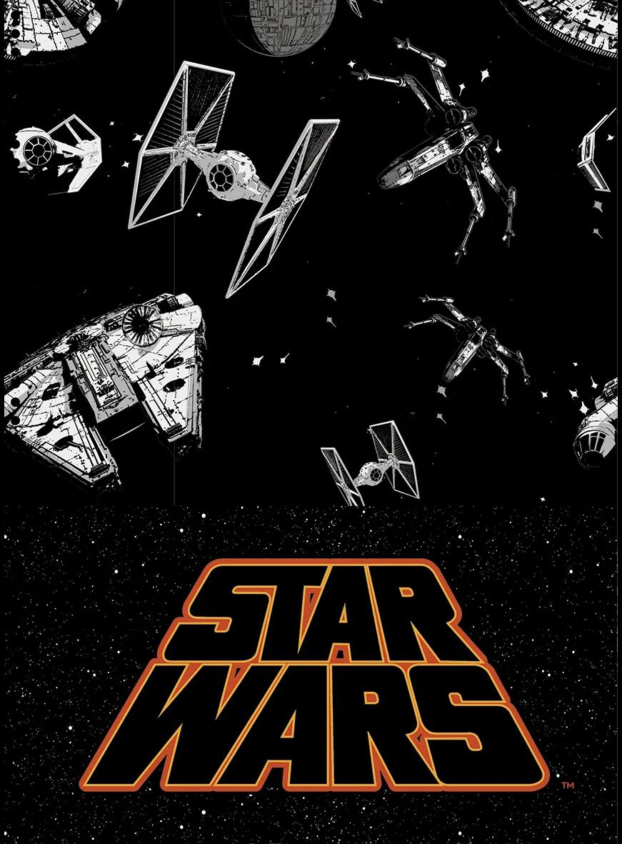 CADERNO ESPIRAL UNIVERSITÁRIO CAPA DURA 10 MATÉRIAS 160 FOLHAS - STAR WARS — miniatura 7