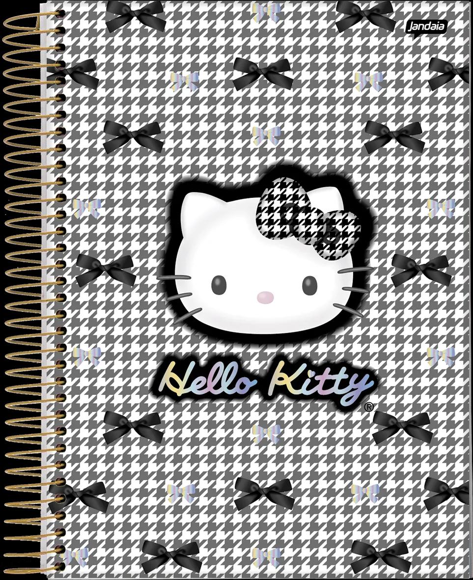 CADERNO ESPIRAL CAPA DURA 1/4 80 FOLHAS - HELLO KITTY — miniatura 12
