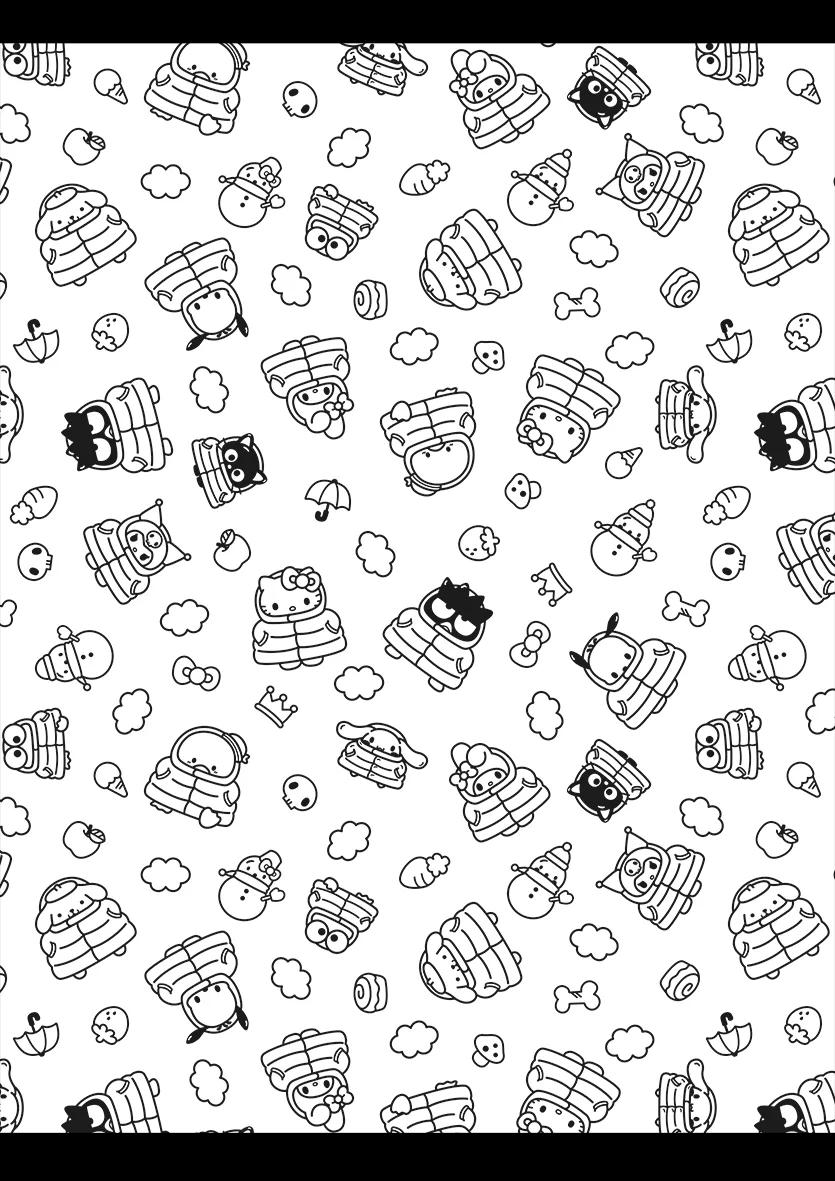 CADERNO ESPIRAL UNIVERSITÁRIO CAPA DURA 01 MATÉRIA 80 FOLHAS - HELLO KITTY & AMIGOS — miniatura 12