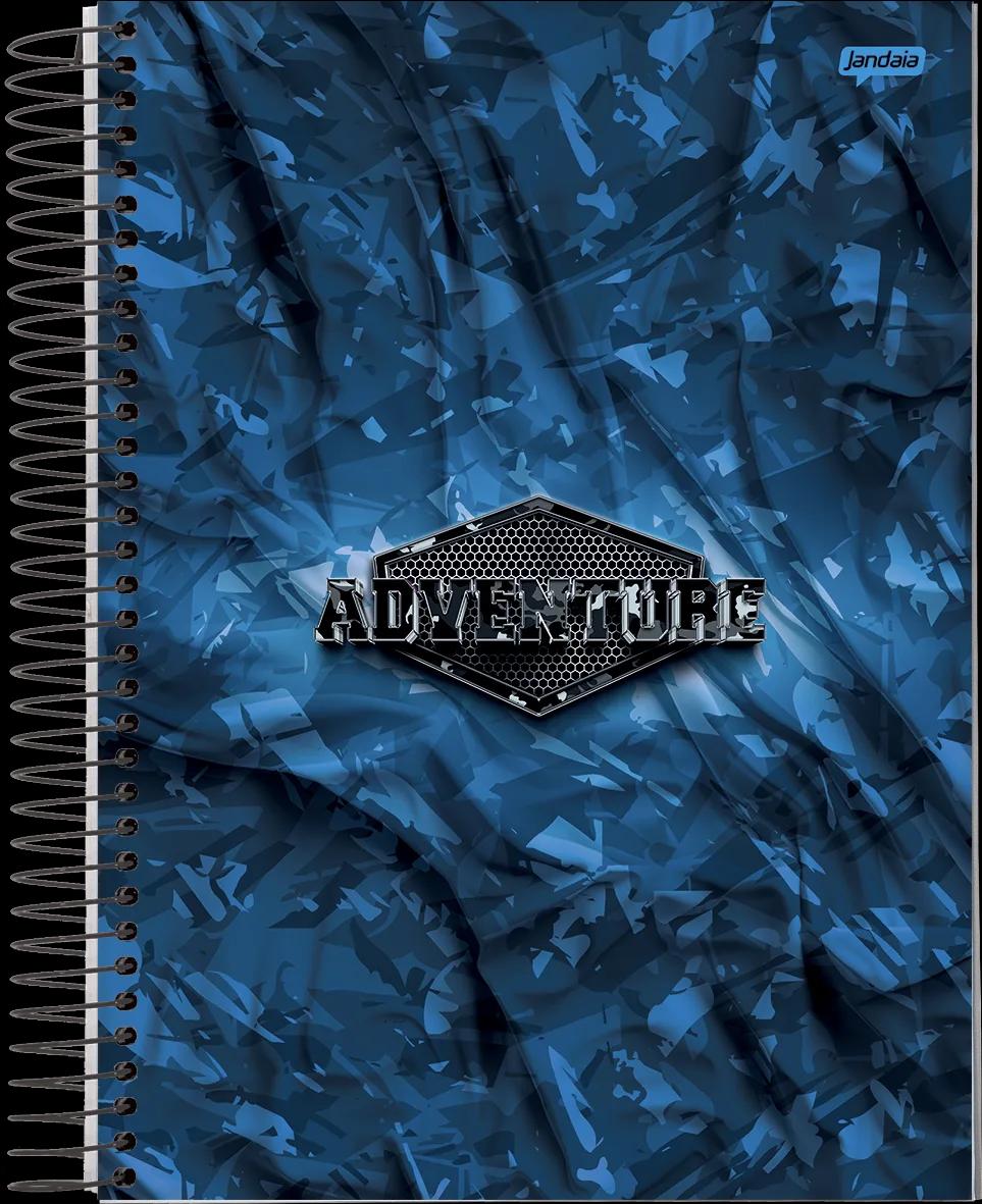 CADERNO ESPIRAL UNIVERSITÁRIO CAPA DURA 12 MATÉRIAS 192 FOLHAS - ADVENTURE — miniatura 3