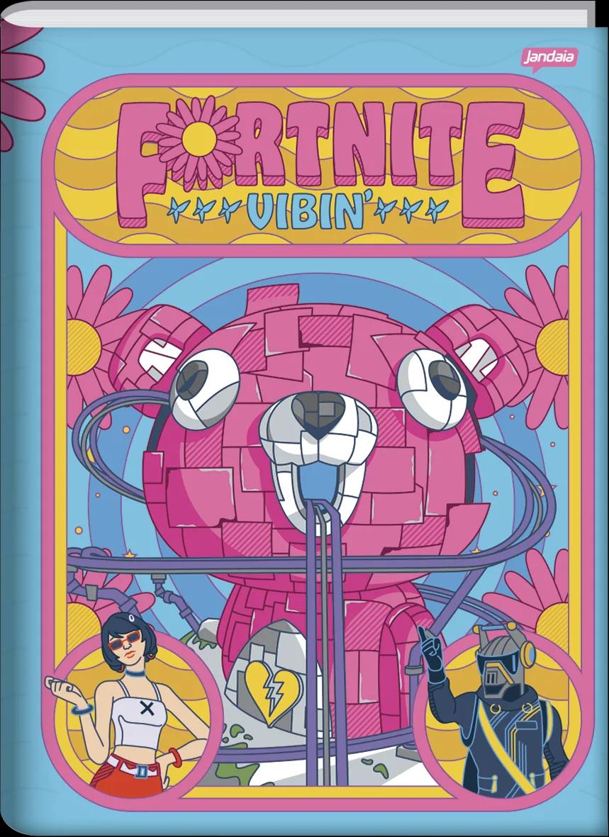 CADERNO BROCHURA CAPA DURA 1/4 80 FOLHAS - FORTNITE — miniatura 3