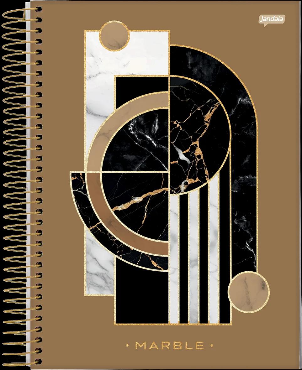 CADERNO ESPIRAL CAPA DURA 01 MATÉRIA COLLEGE - MARBLE — miniatura 4