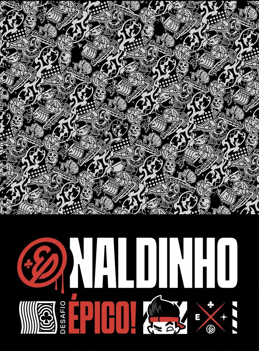 CADERNO ESPIRAL CAPA DURA 1/4 80 FOLHAS - ENALDINHO