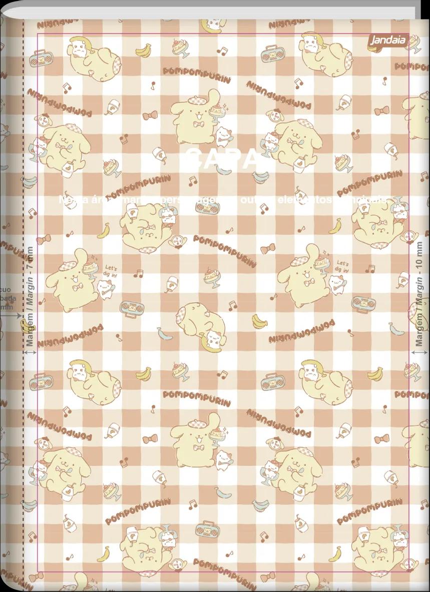 CADERNO BROCHURA CAPA DURA UNIVERSITÁRIO 80 FOLHAS - POMPOMPURIN — miniatura 4