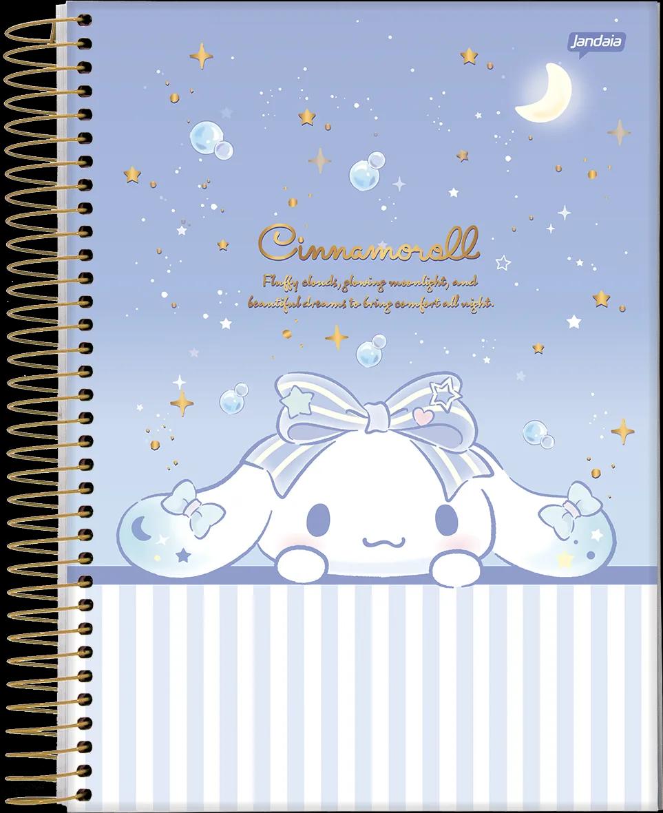 CADERNO ESPIRAL UNIVERSITÁRIO CAPA DURA 10 MATÉRIAS 160 FOLHAS - CINNAMOROLL — miniatura 7