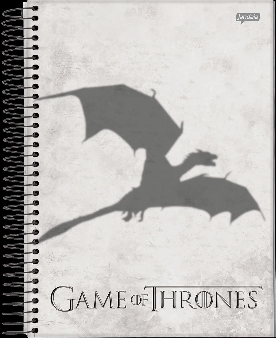CADERNO ESPIRAL UNIVERSITÁRIO CAPA DURA 01 MATÉRIA 80 FOLHAS - GAME OF THRONES — miniatura 16