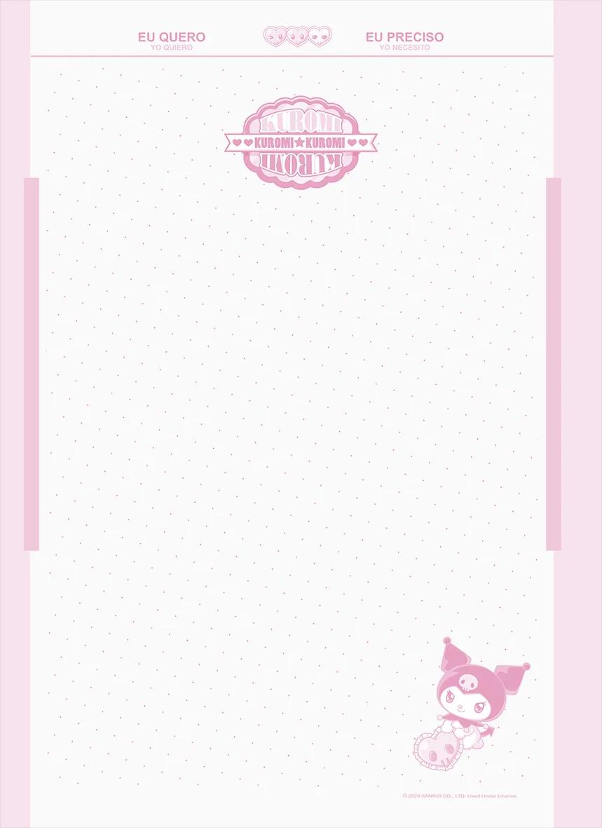 CADERNO ESPIRAL CAPA DURA 1/8 80 FOLHAS - KUROMI — miniatura 14