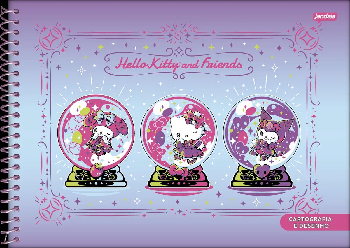 CADERNO ESPIRAL CAPA DURA 80 FOLHAS CARTOGRAFIA - BESTIES FOREVER — miniatura 3