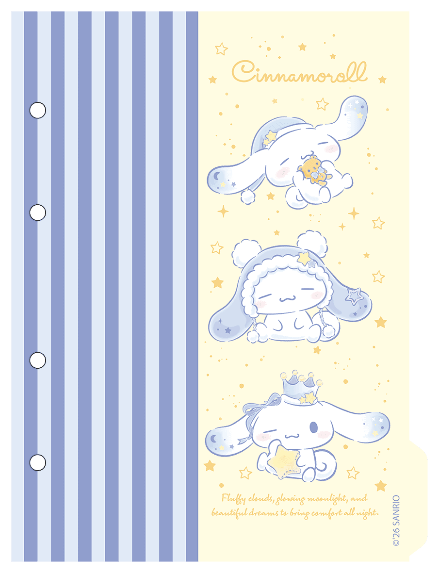 CADERNO COLLEGE CAPA DURA 80 FOLHAS ARGOLADO - CINNAMOROLL — miniatura 6