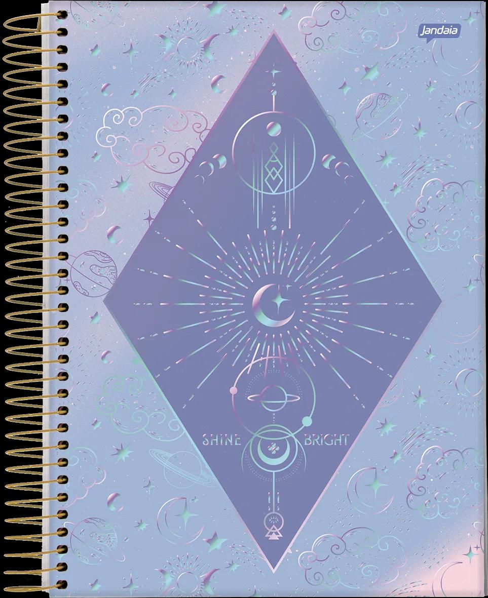 CADERNO ESPIRAL CAPA DURA 10 MATÉRIAS 160 FOLHAS COLLEGE - MYSTIC — miniatura 4