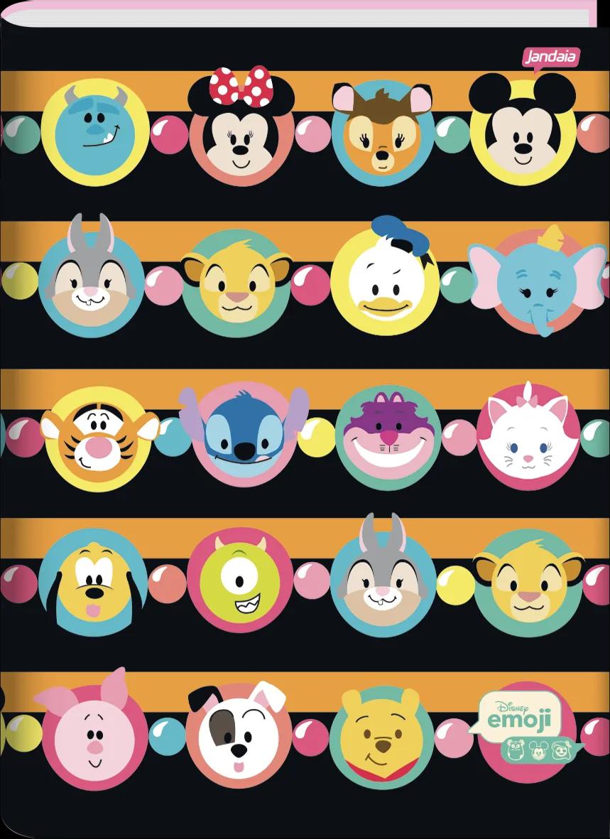 CADERNO BROCHURA CAPA DURA UNIVERSITÁRIO 80 FOLHAS - DISNEY EMOJI — miniatura 3