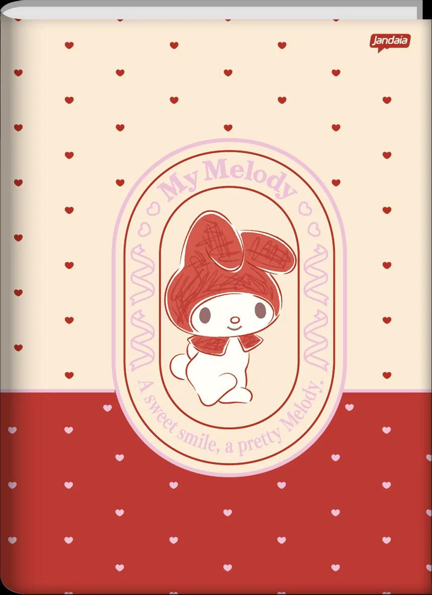 CADERNO BROCHURA CAPA DURA 1/4 80 FOLHAS - MY MELODY — miniatura 2