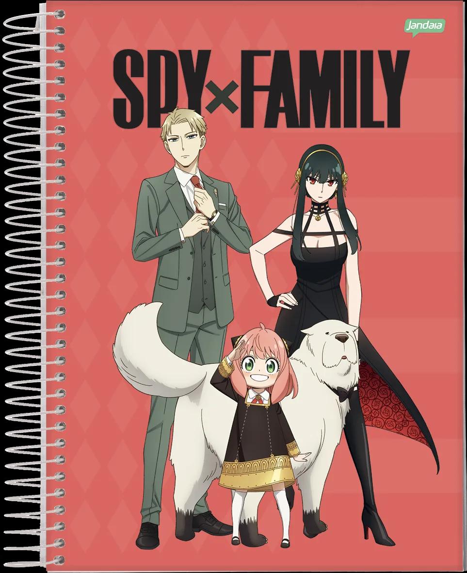 CADERNO ESPIRAL UNIVERSITÁRIO CAPA DURA 01 MATÉRIA 80 FOLHAS - SPY X FAMILY — miniatura 13