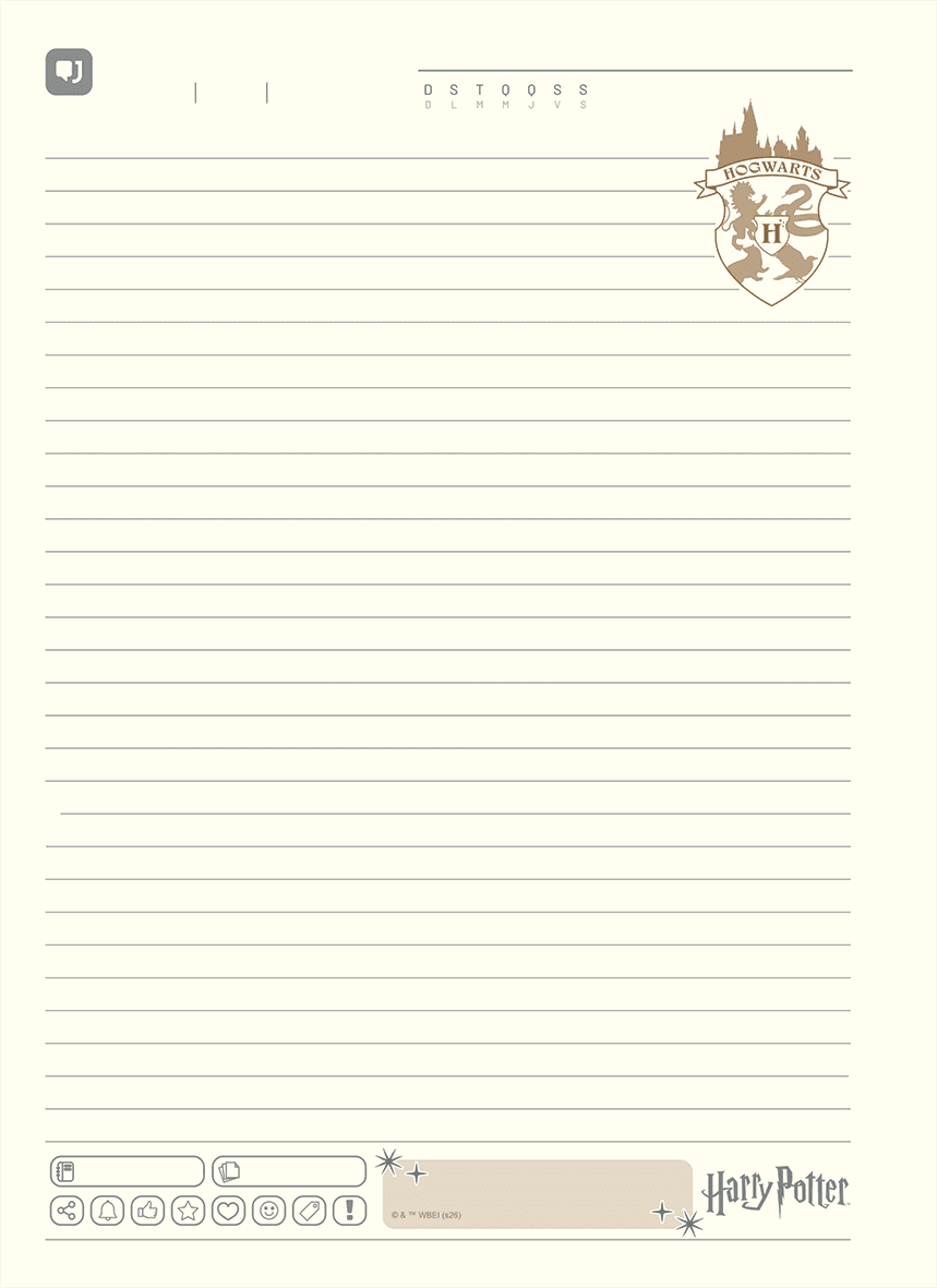 CADERNO ESPIRAL CAPA DURA 1/8 96 FOLHAS - HARRY POTTER — miniatura 6