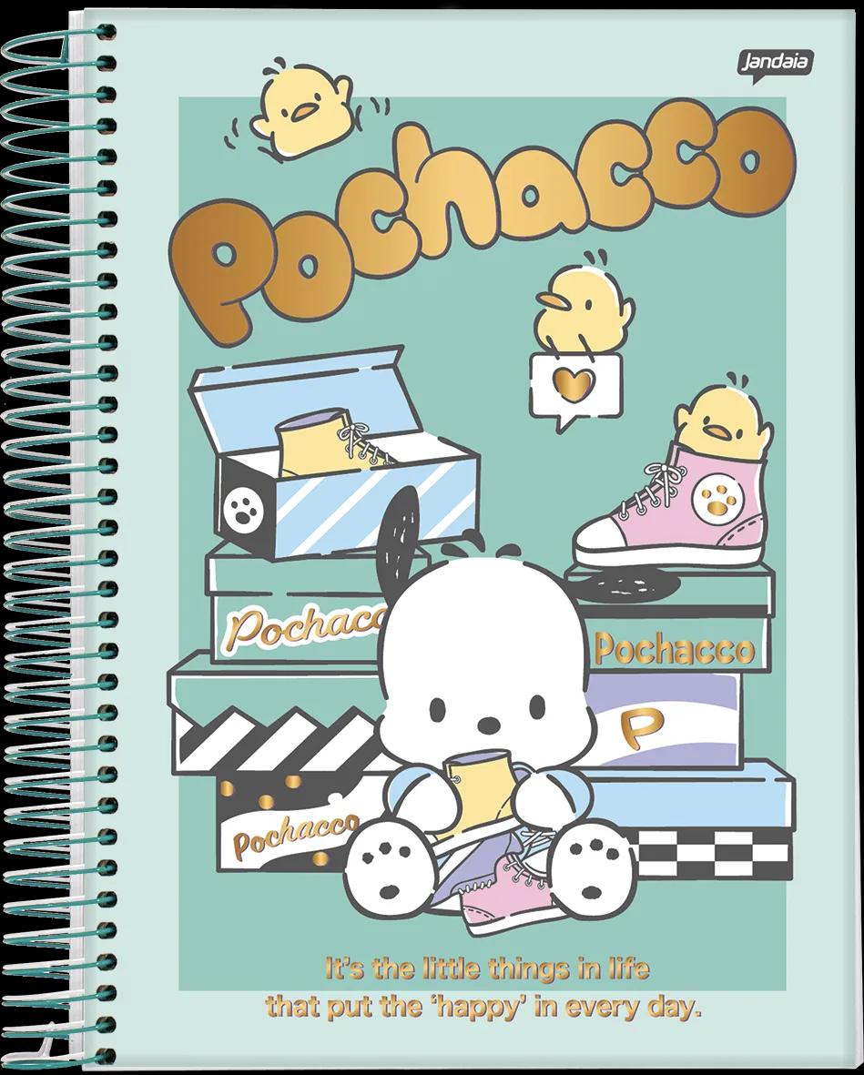 CADERNO ESPIRAL UNIVERSITÁRIO CAPA DURA 01 MATÉRIA 80 FOLHAS - POCHACCO — miniatura 7