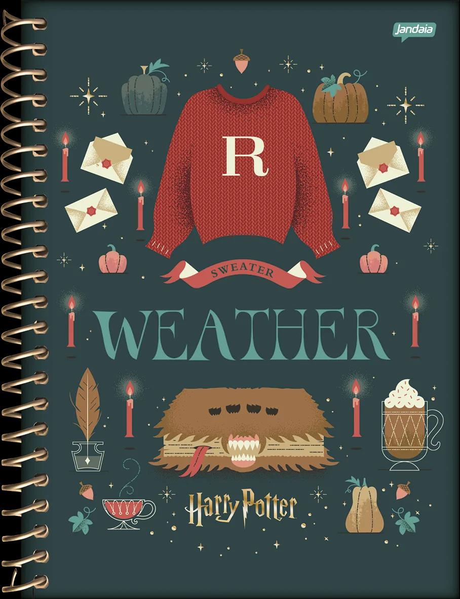 CADERNO ESPIRAL CAPA DURA 10 MATÉRIAS COLLEGE - HARRY POTTER — miniatura 4