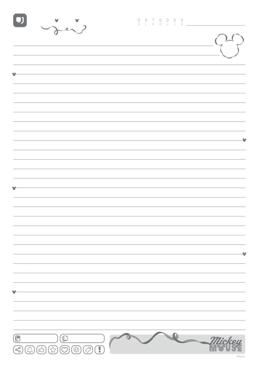 CADERNO ESPIRAL UNIVERSITÁRIO CAPA DURA 01 MATÉRIA 80 FOLHAS - MICKEY ARTS MAGIC — miniatura 14