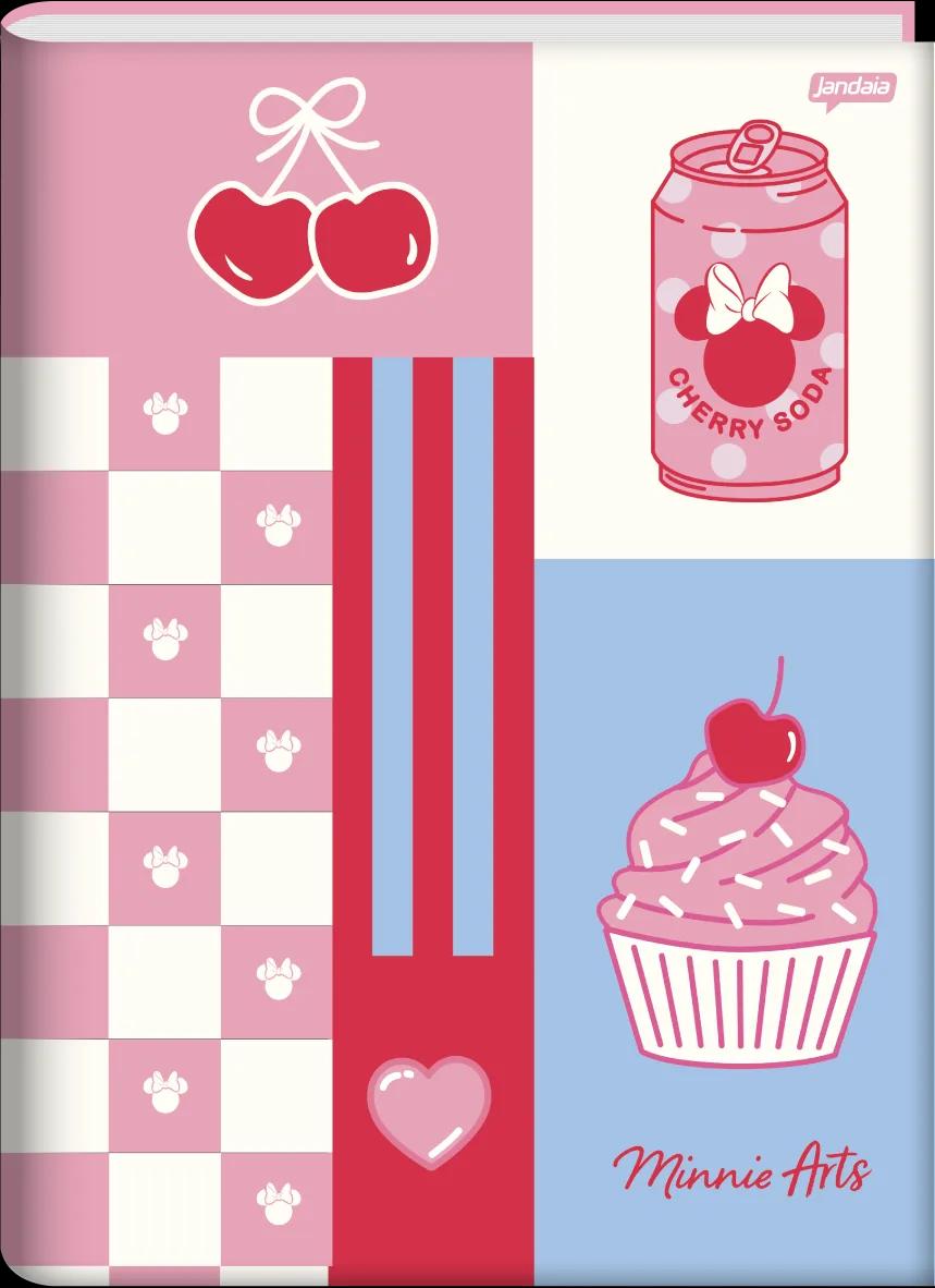 CADERNO BROCHURA CAPA DURA UNIVERSITÁRIO 80 FOLHAS - MINNIE ARTS — miniatura 3