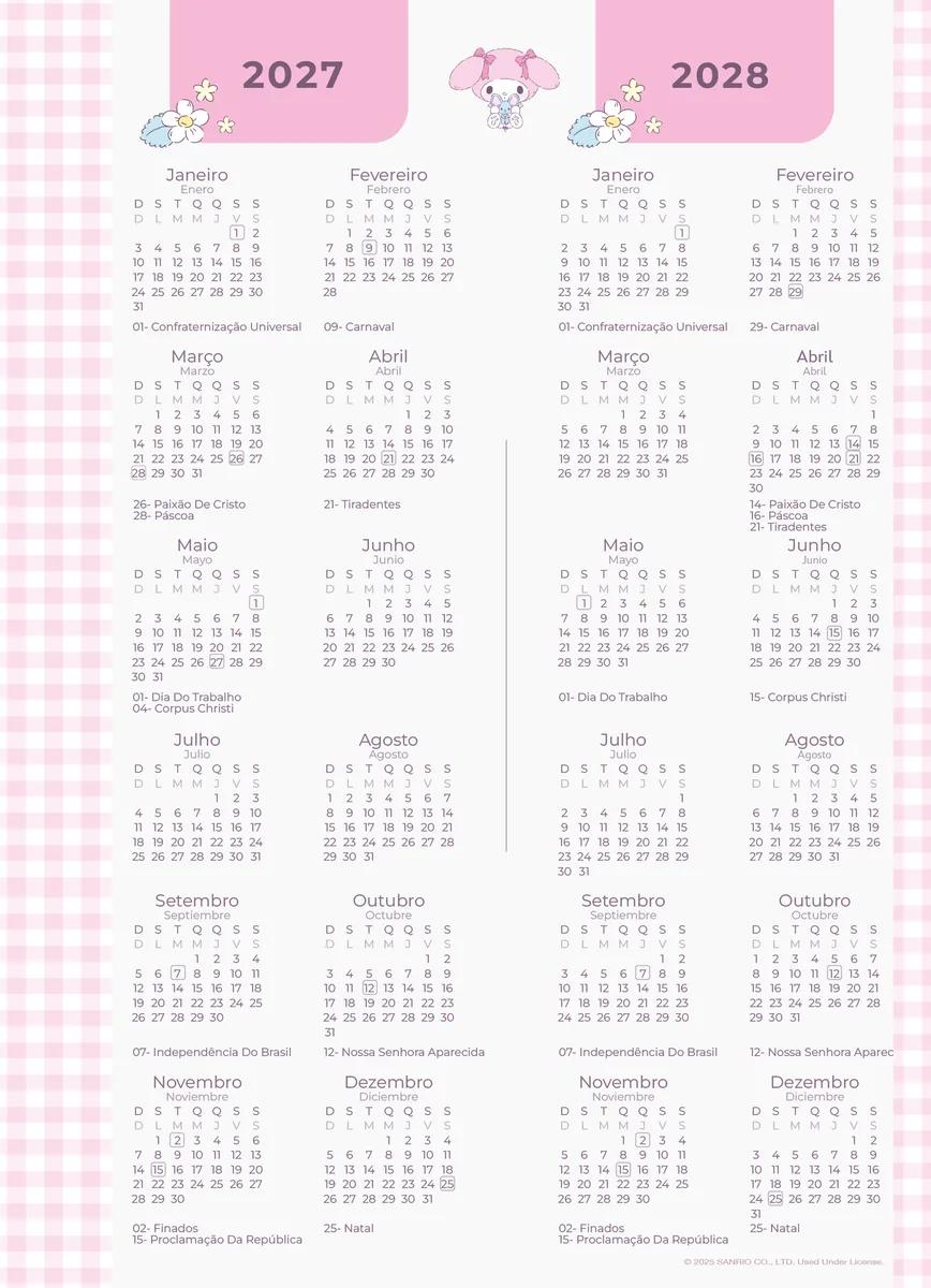 AGENDA PLANEJAMENTO ESPIRAL 175X242MM - MY MELODY — miniatura 7