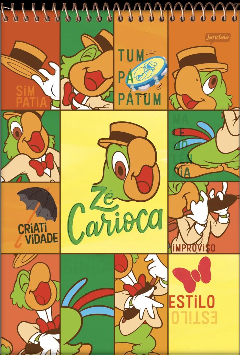 CADERNETA APONTAMENTO ESPIRAL CAPA DURA 80 FOLHAS - ZÉ CARIOCA — miniatura 3
