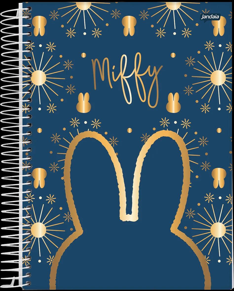 CADERNO ESPIRAL UNIVERSITÁRIO CAPA DURA 10 MATÉRIAS 160 FOLHAS - MIFFY — miniatura 9