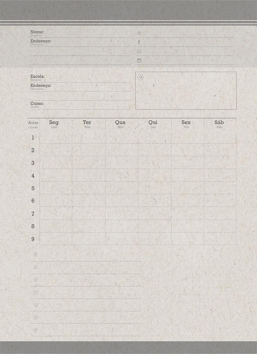 CADERNO ESPIRAL UNIVERSITÁRIO CAPA DURA 10 MATÉRIAS 160 FOLHAS - ECO WAY — miniatura 6