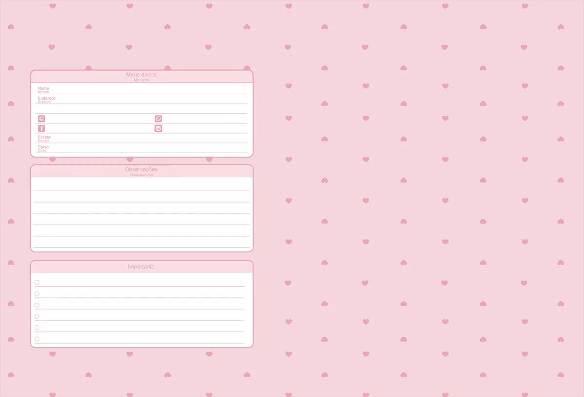 CADERNO BROCHURA CAPA DURA 1/4 80 FOLHAS - MY MELODY