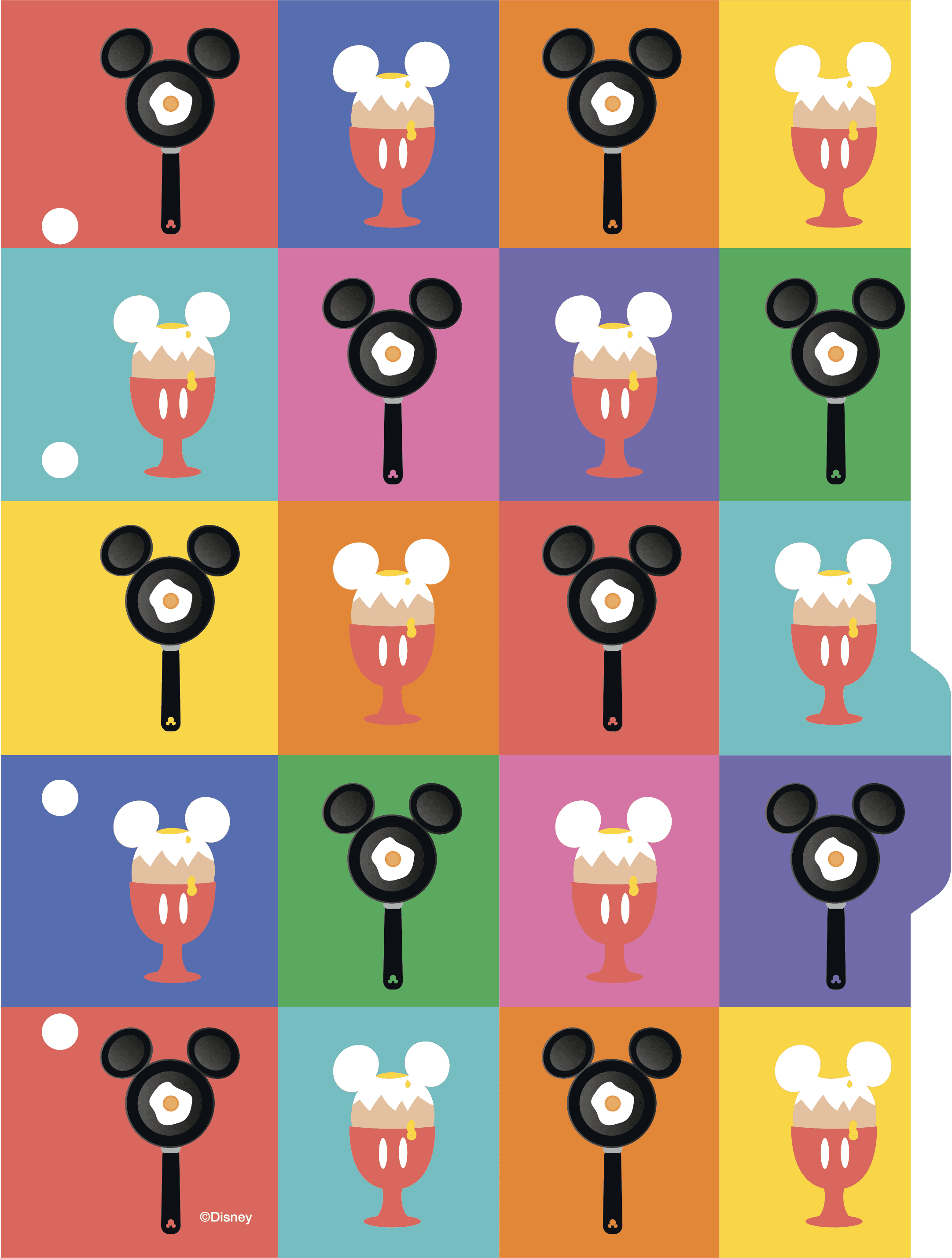 CADERNO COLLEGE CAPA DURA 80 FOLHAS ARGOLADO - MICKEY HEADS — miniatura 4