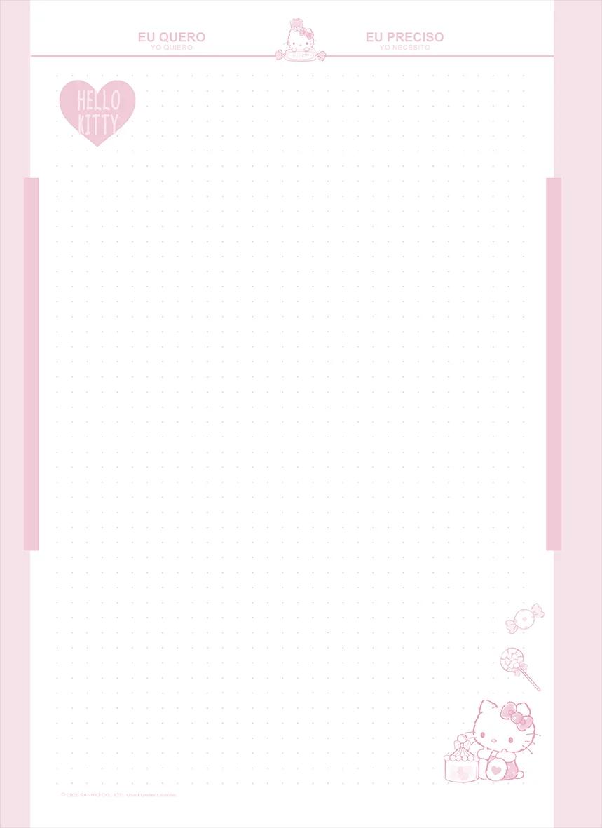 CADERNO ESPIRAL CAPA DURA 1/8 80 FOLHAS - HELLO KITTY — miniatura 15