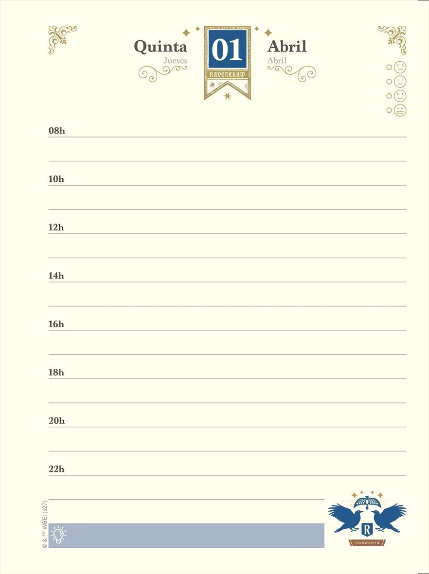 AGENDA DIARIA ESPIRAL 133X178MM - HARRY POTTER — miniatura 8