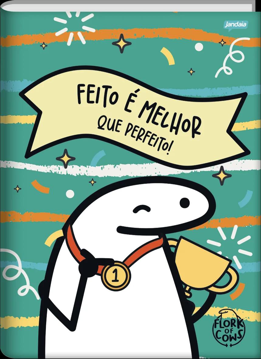 CADERNO BROCHURA CAPA DURA UNIVERSITÁRIO 80 FOLHAS - FLORK — miniatura 4