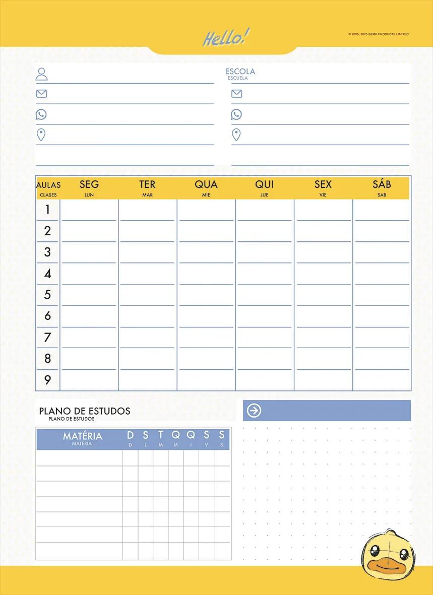 CADERNO ESPIRAL CAPA DURA 1/8 80 FOLHAS - B. DUCK — miniatura 10