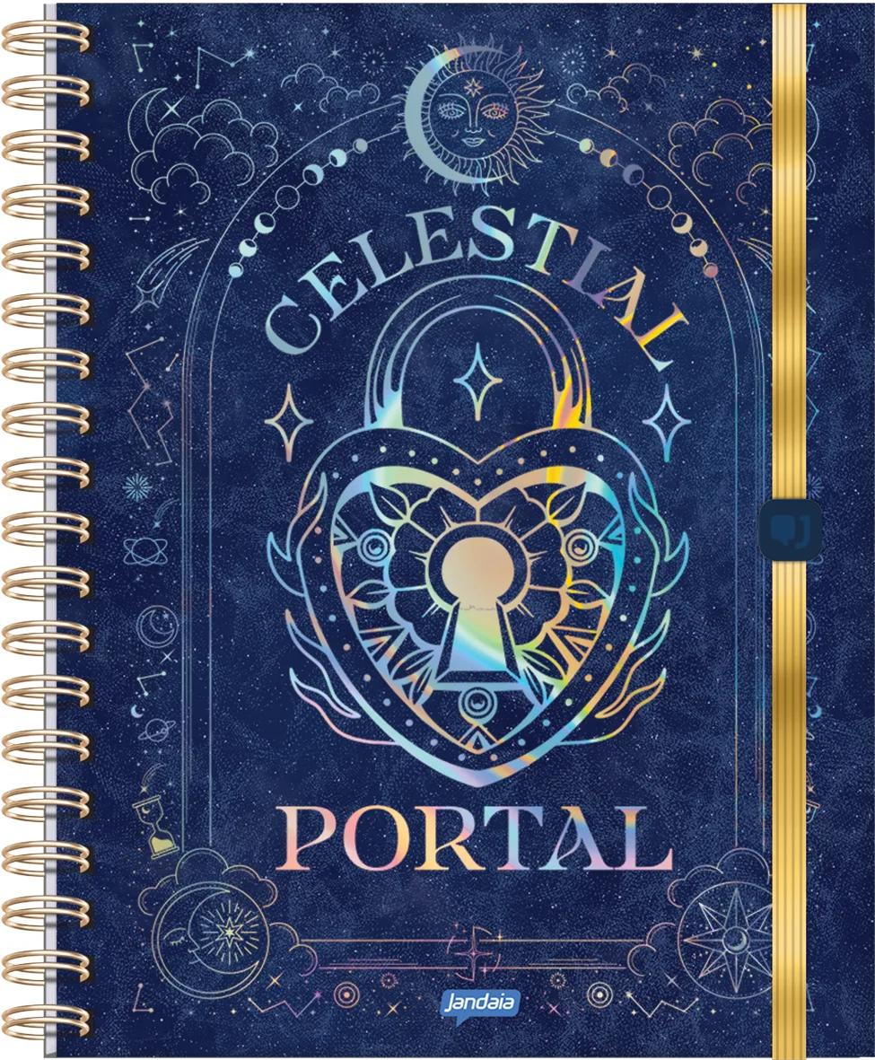 CADERNO UNIVERSITÁRIO CAPA DURA 80 FOLHAS NEO - MYSTIC
