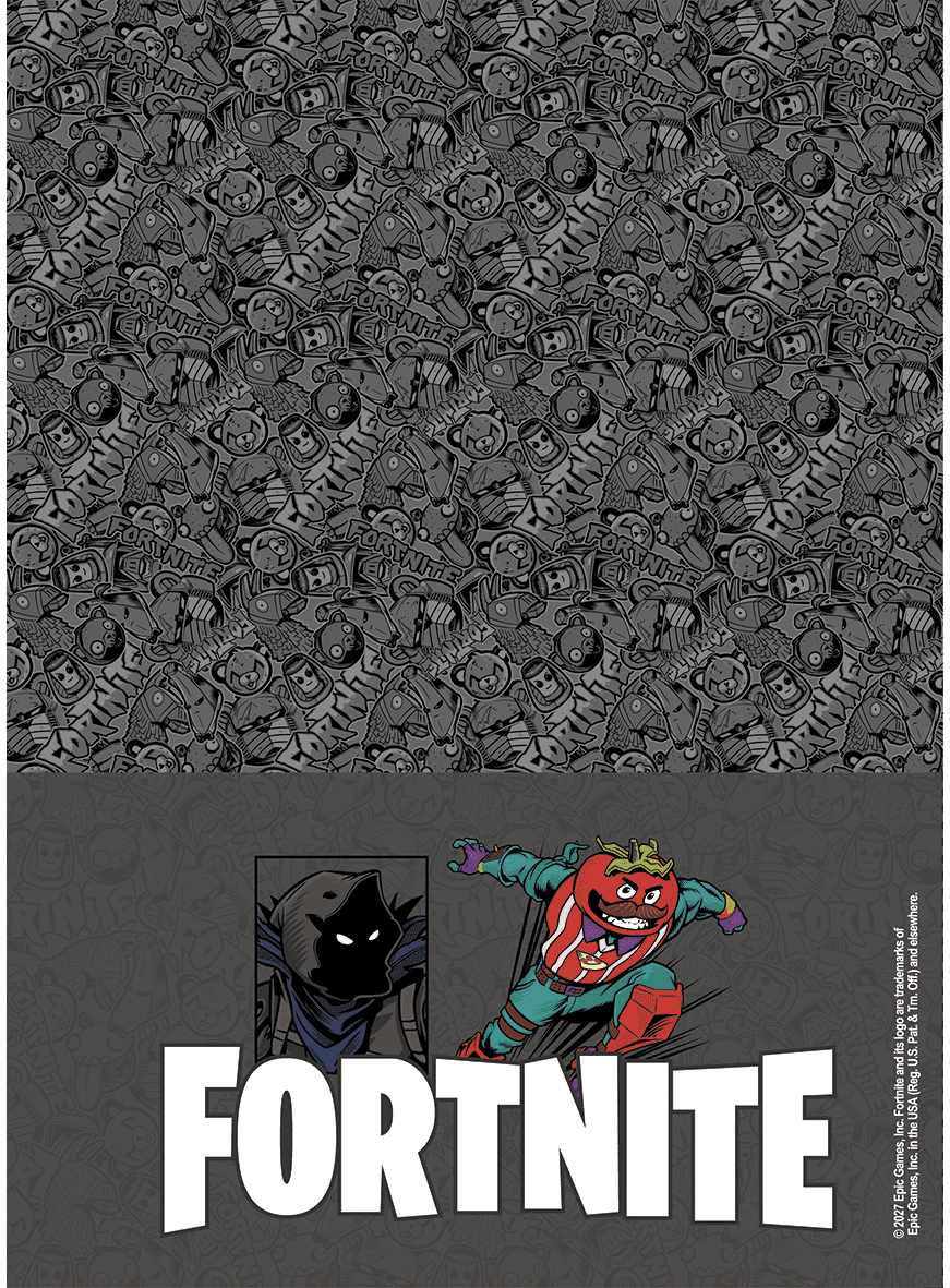 CADERNO ESPIRAL UNIVERSITÁRIO CAPA DURA 01 MATÉRIA 80 FOLHAS - FORTNITE — miniatura 5