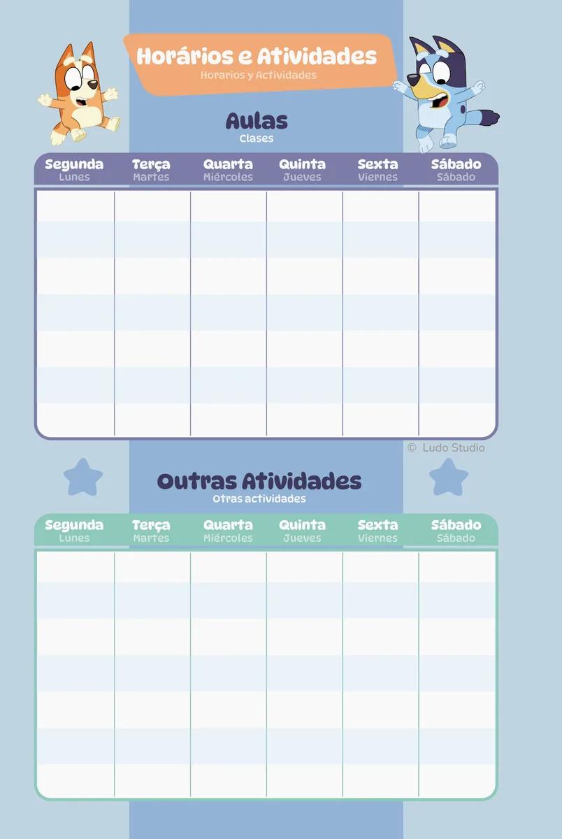 AGENDA PERMANENTE 134X200MM - BLUEY — miniatura 5