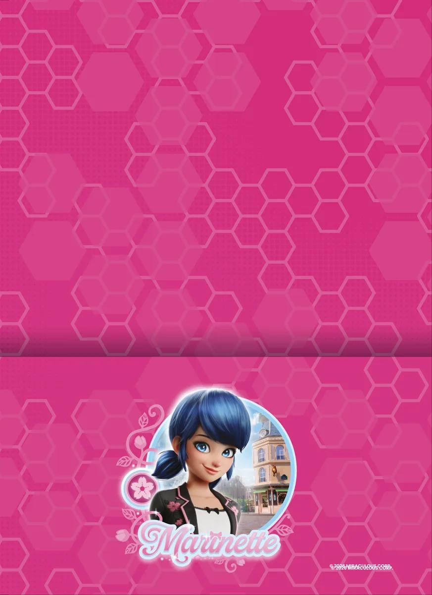 CADERNO ESPIRAL UNIVERSITÁRIO CAPA DURA 10 MATÉRIAS 160 FOLHAS - MIRACULOUS — miniatura 4