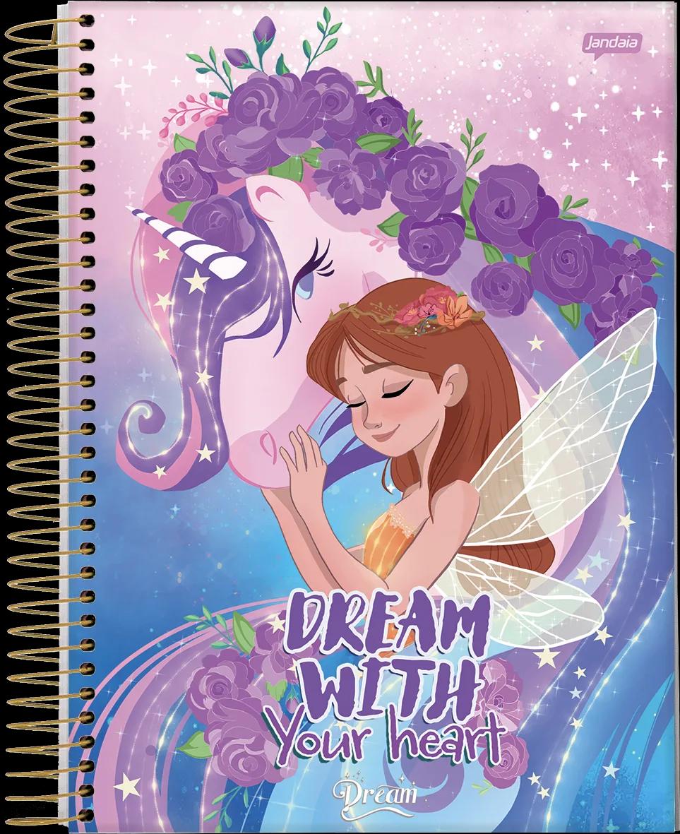 CADERNO ESPIRAL UNIVERSITÁRIO CAPA DURA 15 MATÉRIAS 240 FOLHAS - DREAM — miniatura 3