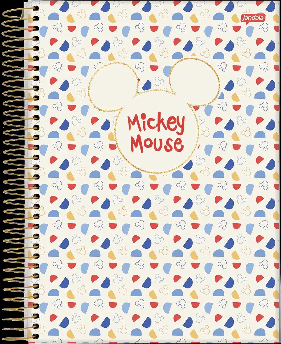 CADERNO ESPIRAL UNIVERSITÁRIO CAPA DURA 01 MATÉRIA 80 FOLHAS - MICKEY ARTS — miniatura 9