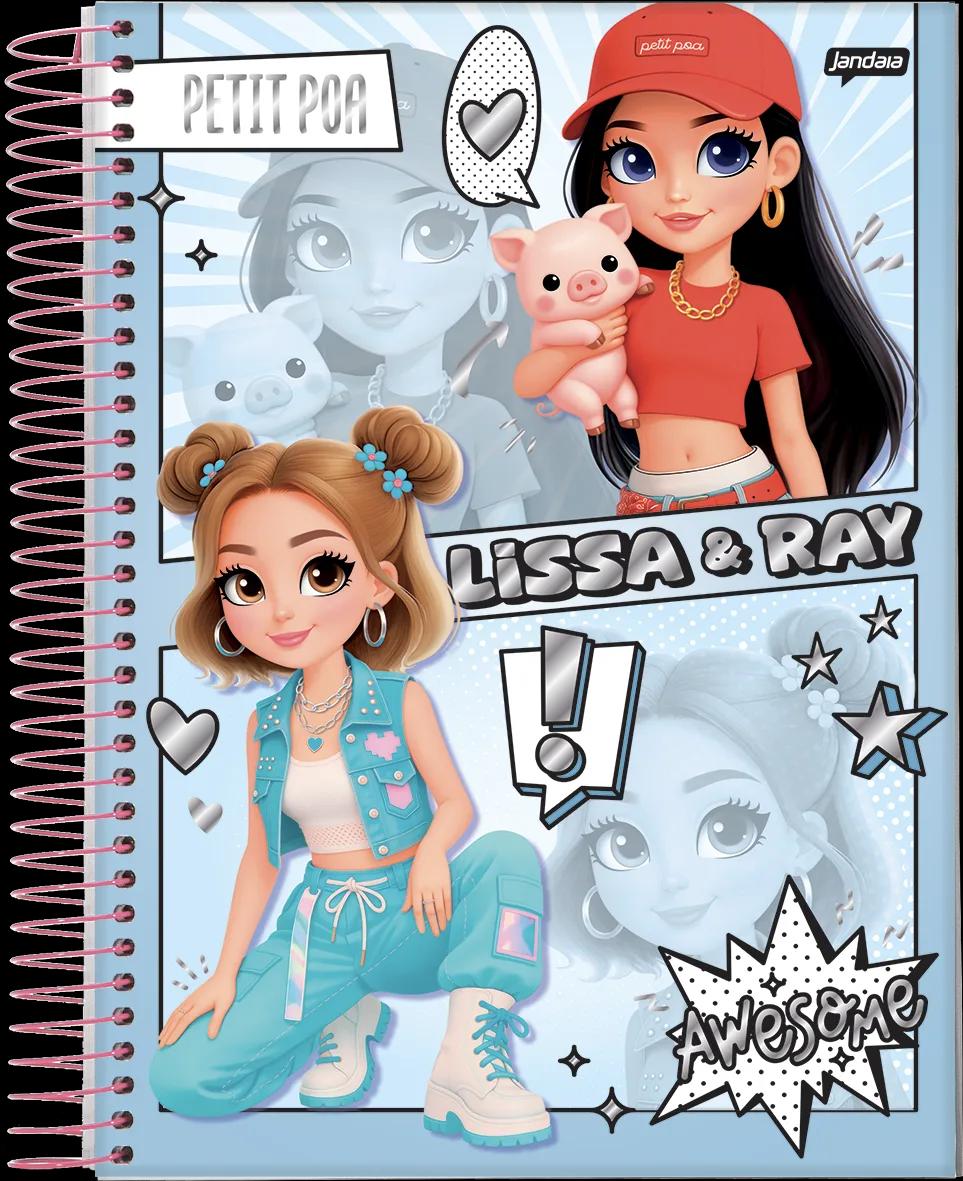 CADERNO ESPIRAL 1/4 CAPA DURA 80 FOLHAS - PETIT POÁ — miniatura 2