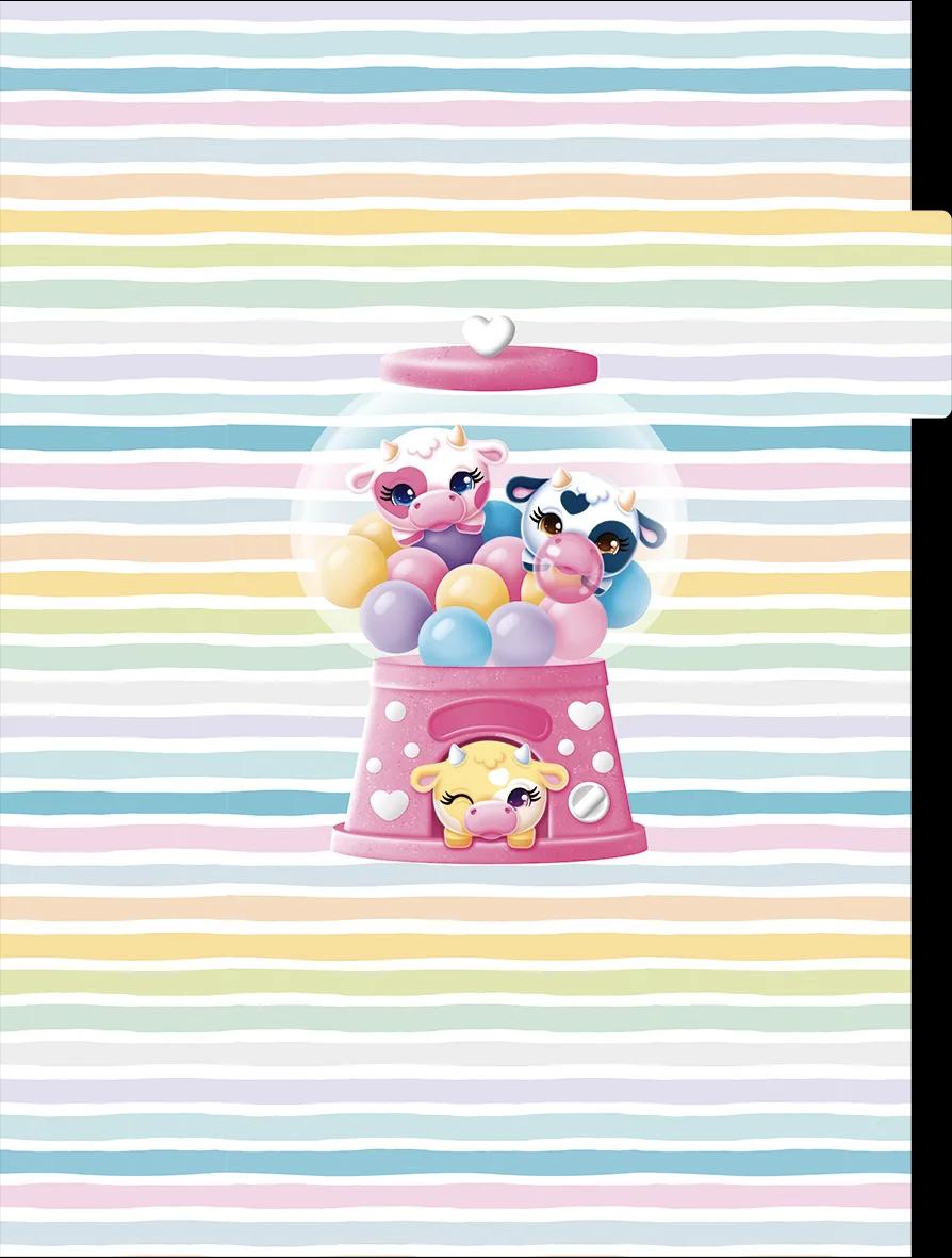 CADERNO ARGOLADO COLLEGE CAPA DURA 80 FOLHAS - FLUFFY — miniatura 3
