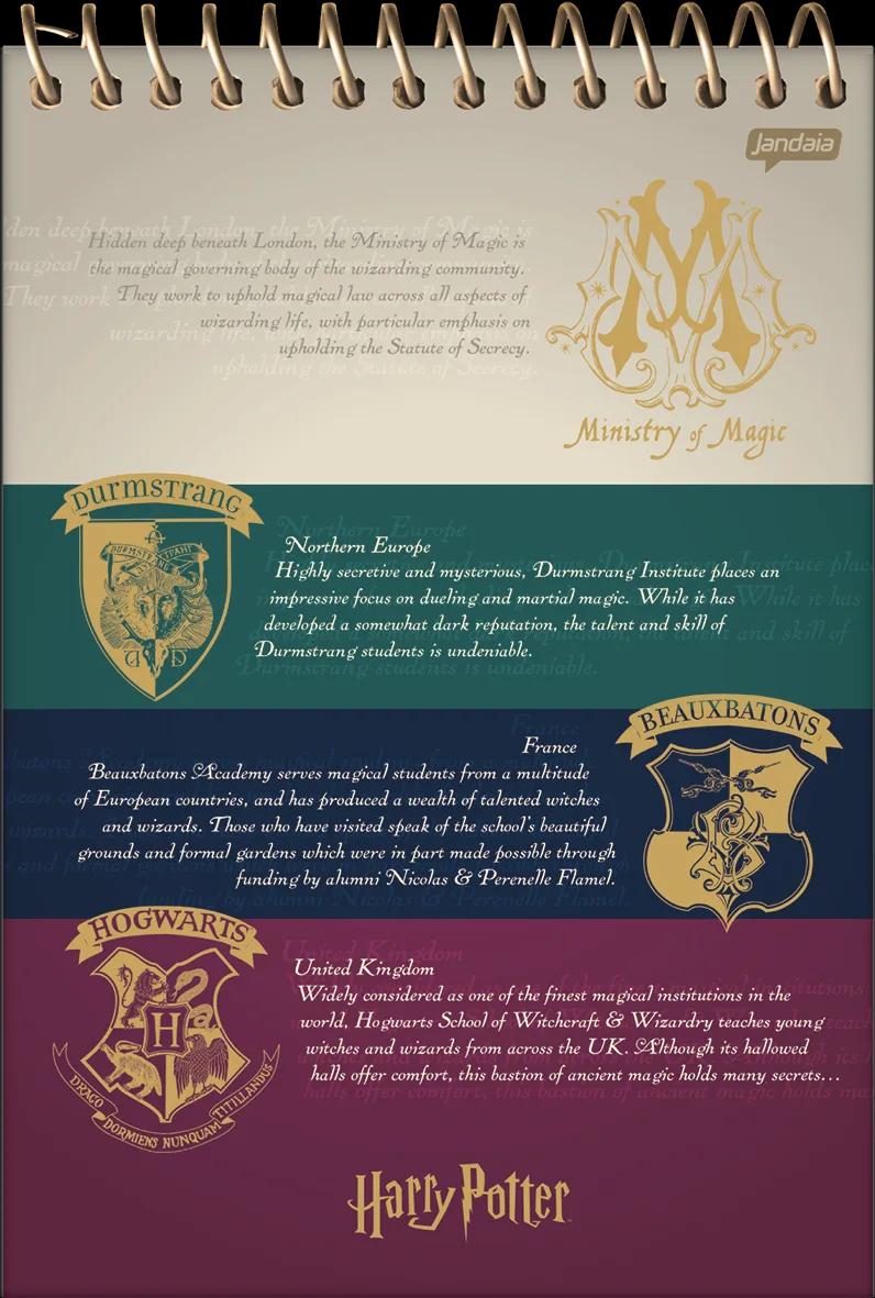 CADERNETA APONTAMENTO ESPIRAL CAPA DURA 80 FOLHAS - HARRY POTTER — miniatura 4