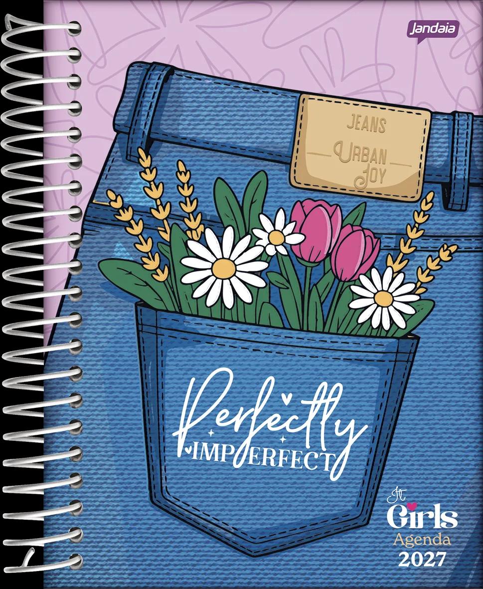 AGENDA DIÁRIA ESPIRAL 133X178MM 176FLS - IT GIRL