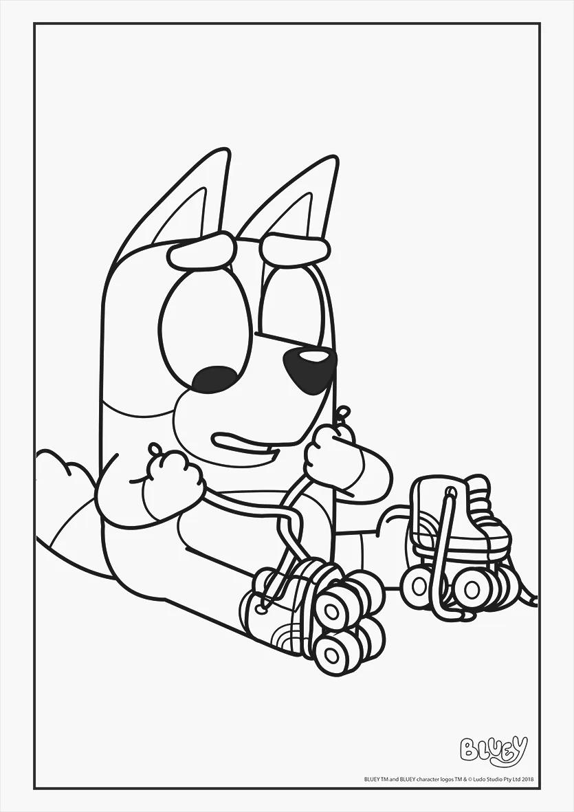 FOLHAS ILUSTRAÇÃO 180G A4 - BLUEY — miniatura 23
