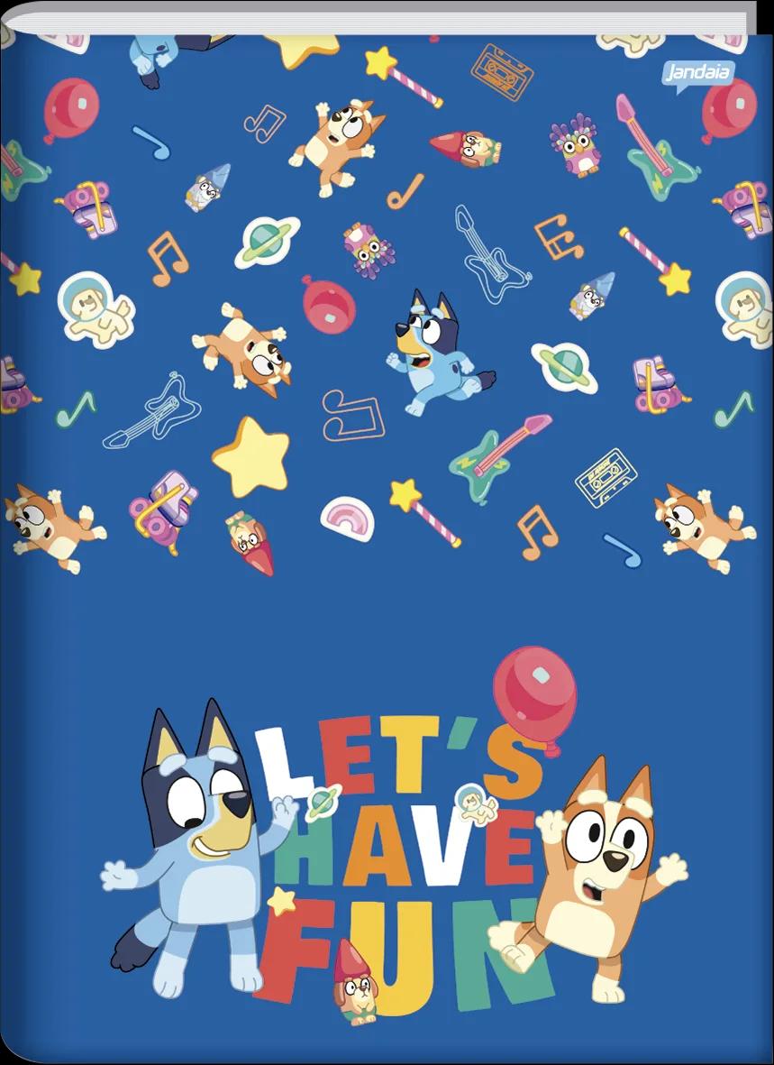 CADERNO BROCHURA CAPA DURA UNIVERSITÁRIO 80 FOLHAS - BLUEY — miniatura 2