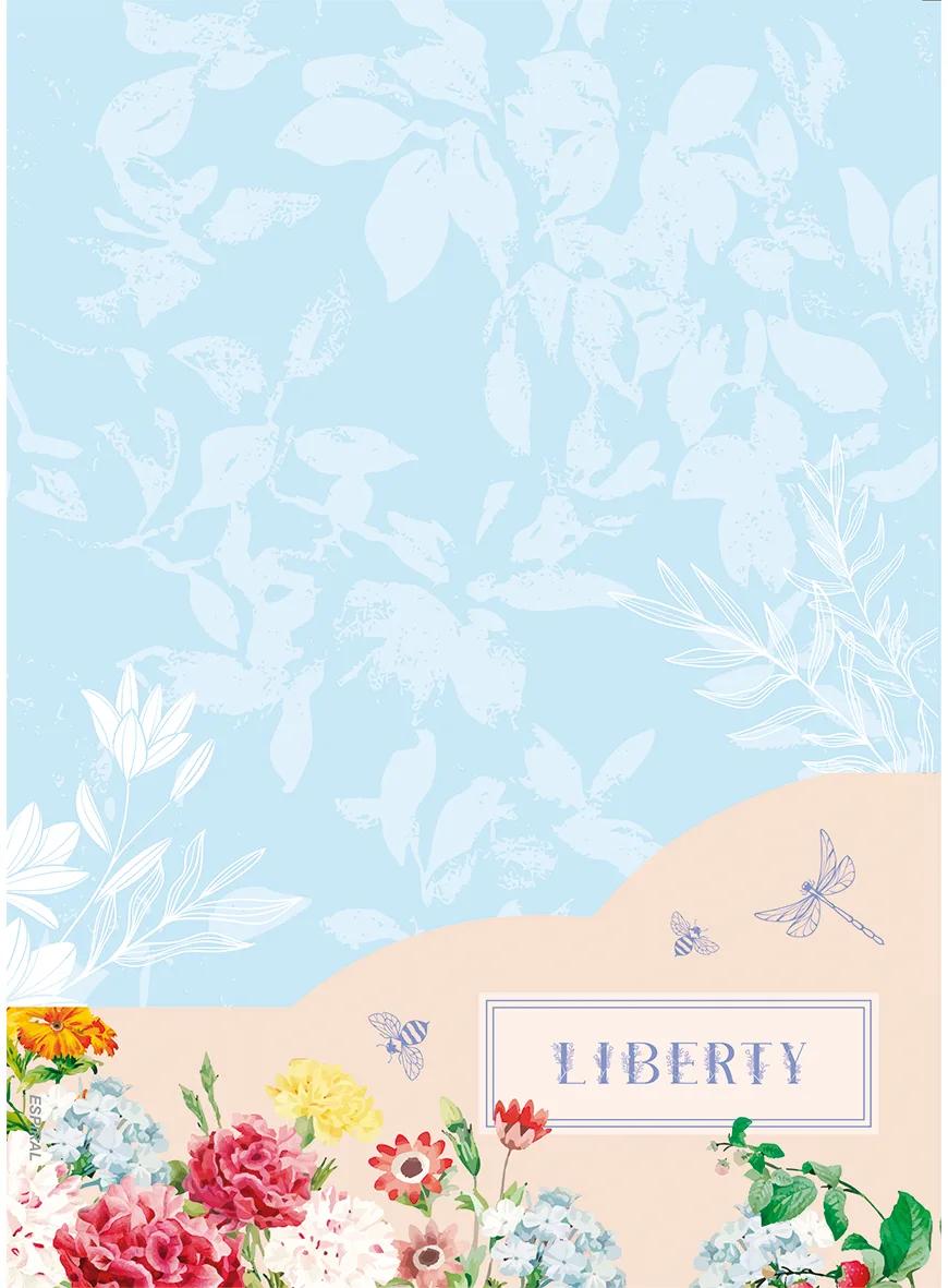 CADERNO ESPIRAL CAPA DURA 1/8 80 FOLHAS - LIBERTY — miniatura 7